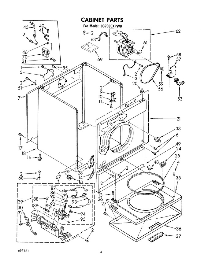 Diagram for LG7006XPW0