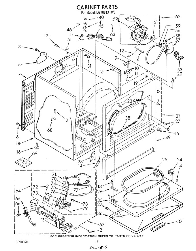 Diagram for LG7081XTG0