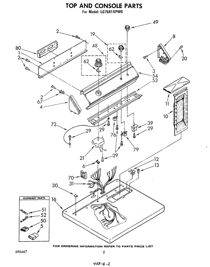 Diagram for LG7681XPW0