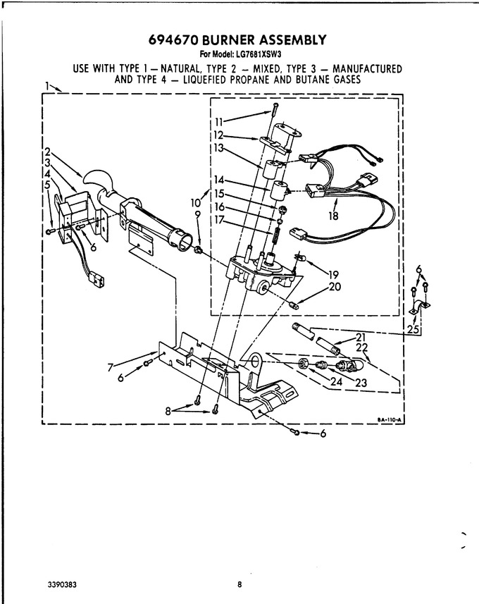 Diagram for LG7681XSW3