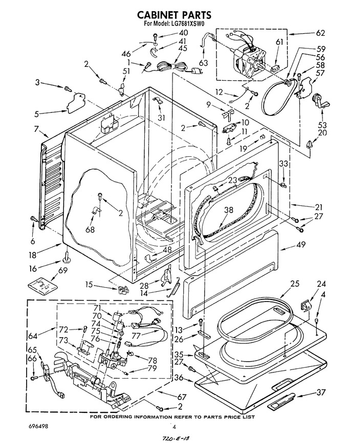 Diagram for LG7681XSW0