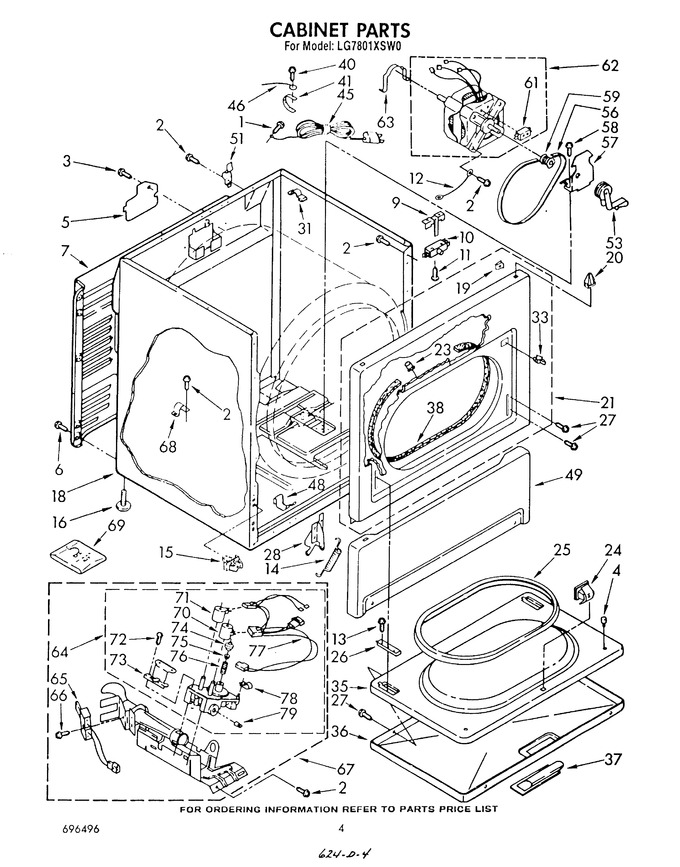 Diagram for LG7801XSW0