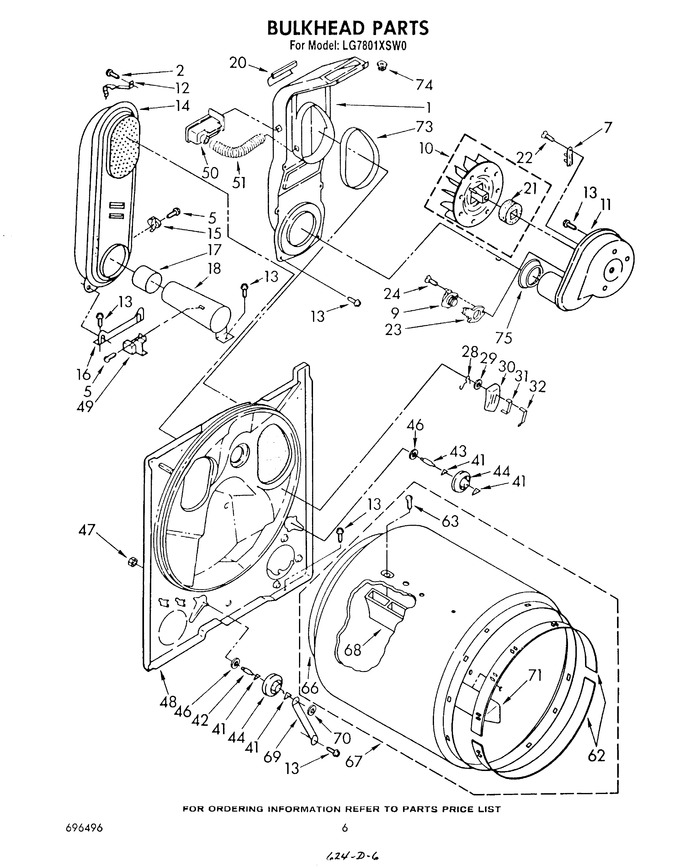 Diagram for LG7801XSW0