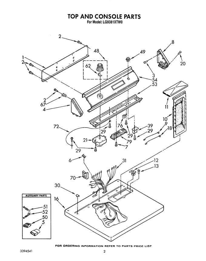 Diagram for LG9381XTN0