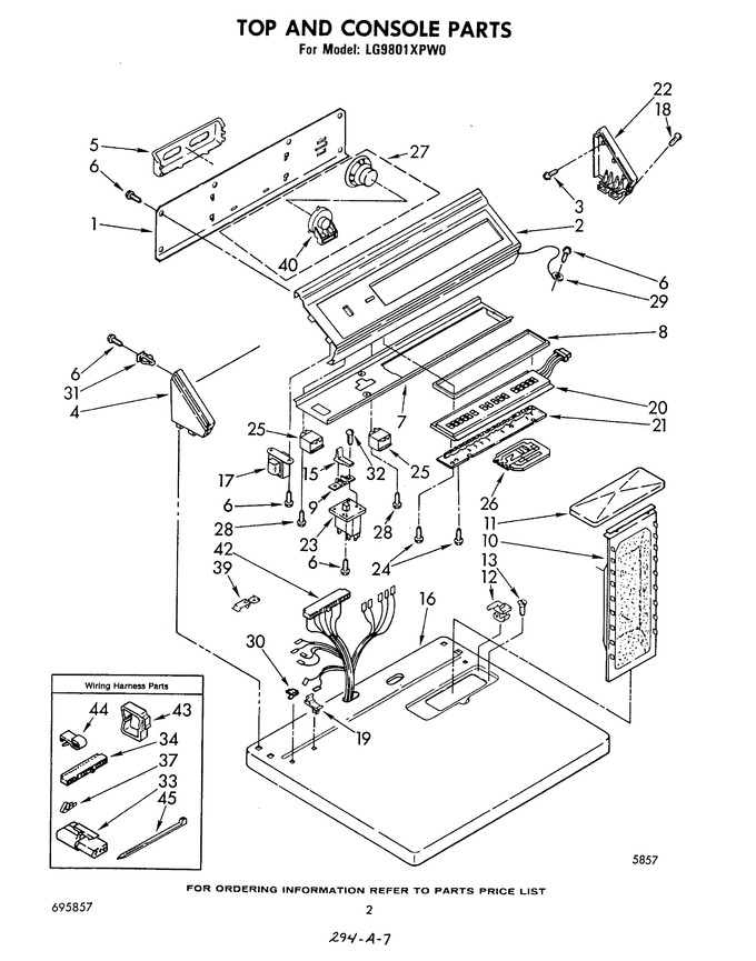 Diagram for LG9801XPW0