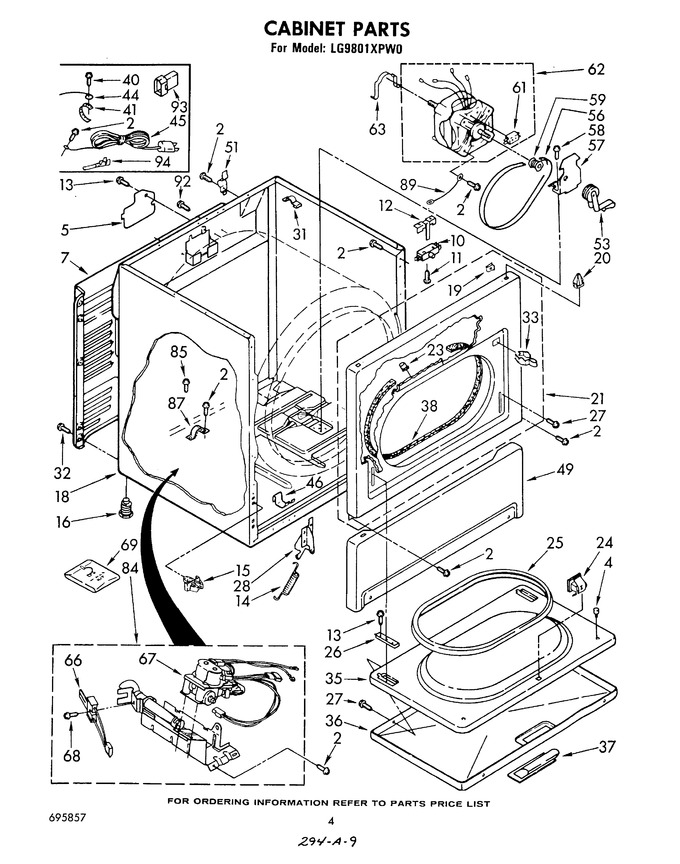 Diagram for LG9801XPW0