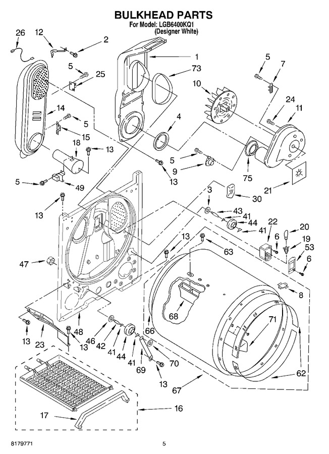 Diagram for LGB6400KQ1