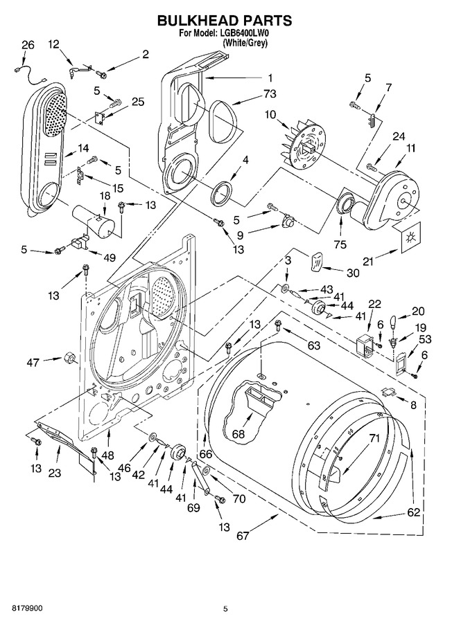 Diagram for LGB6400LW0