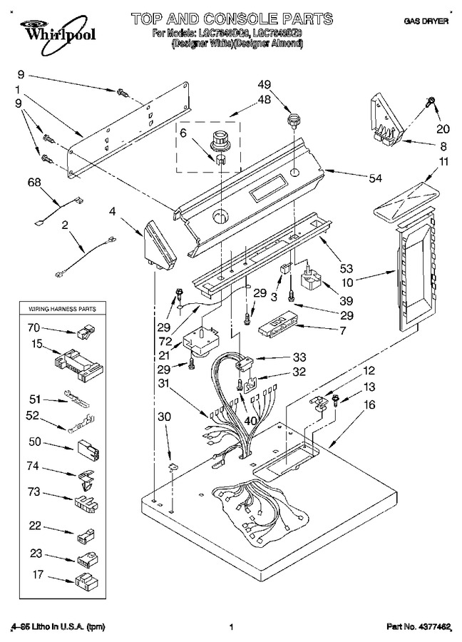 Diagram for LGC7848DQ0