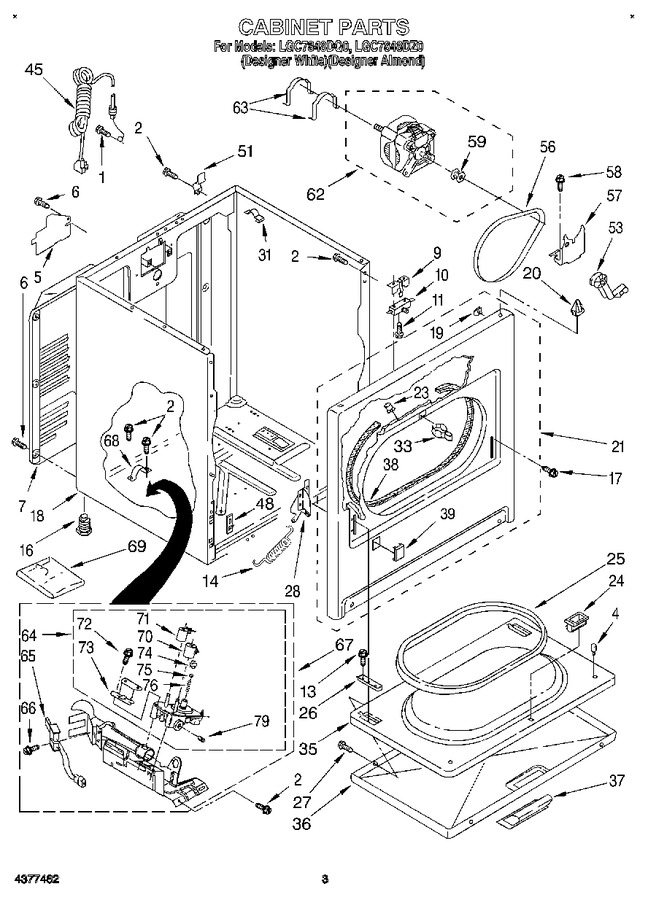 Diagram for LGC7848DQ0