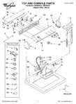 Diagram for 01 - Top And Console Parts Optional Parts (not Included