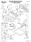 Diagram for 01 - Top And Console Parts