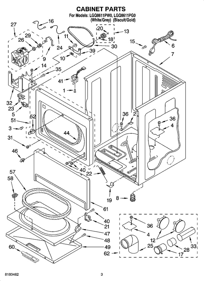 Diagram for LGQ8611PW0