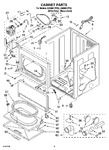 Diagram for 02 - Cabinet Parts