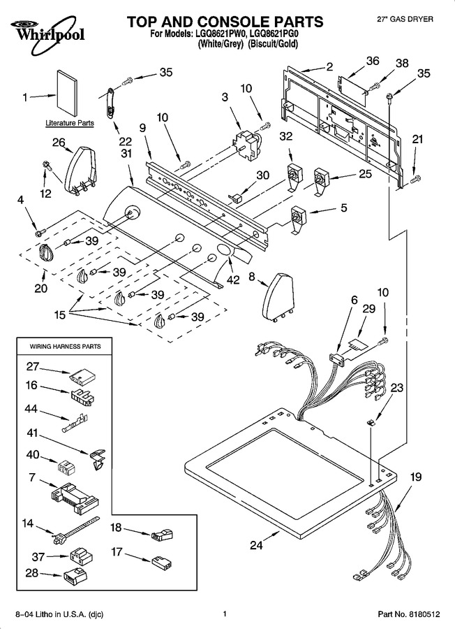 Diagram for LGQ8621PG0