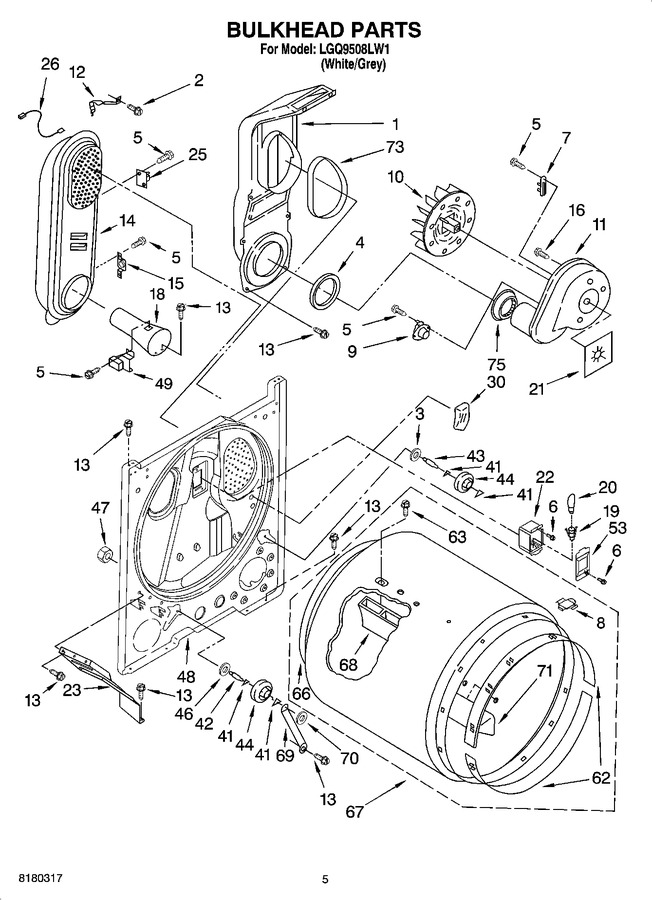 Diagram for LGQ9508LW1