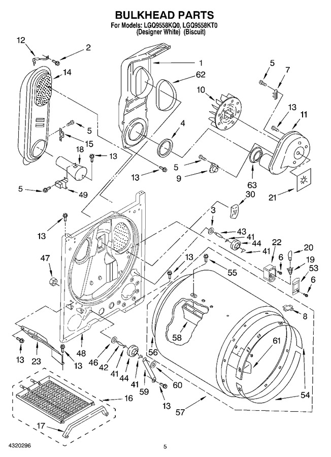 Diagram for LGQ9558KQ0