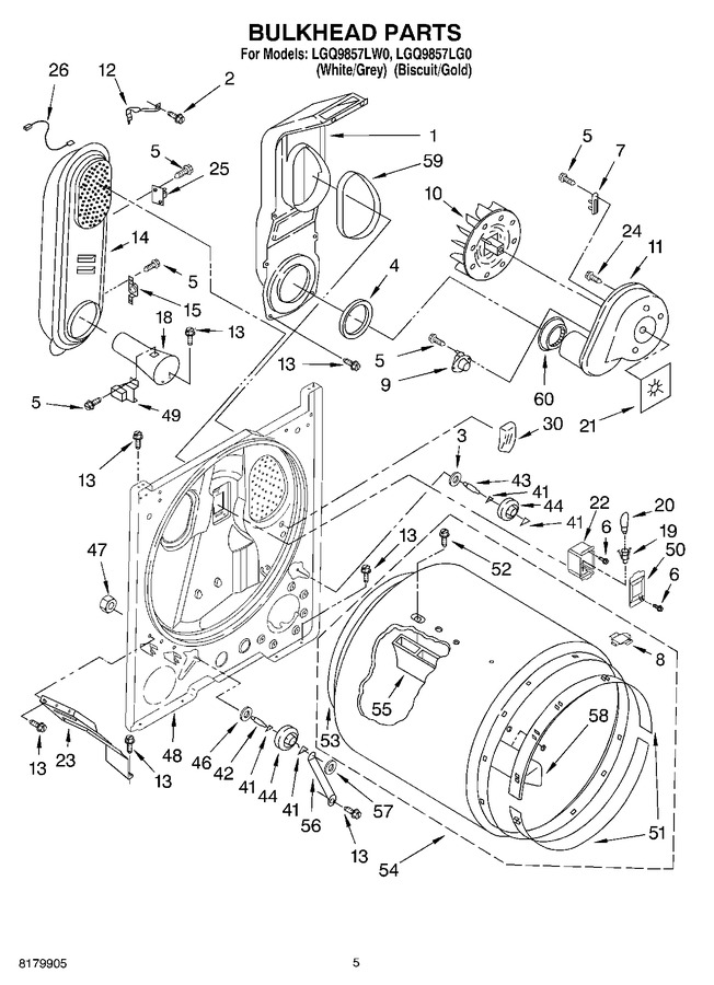 Diagram for LGQ9857LG0