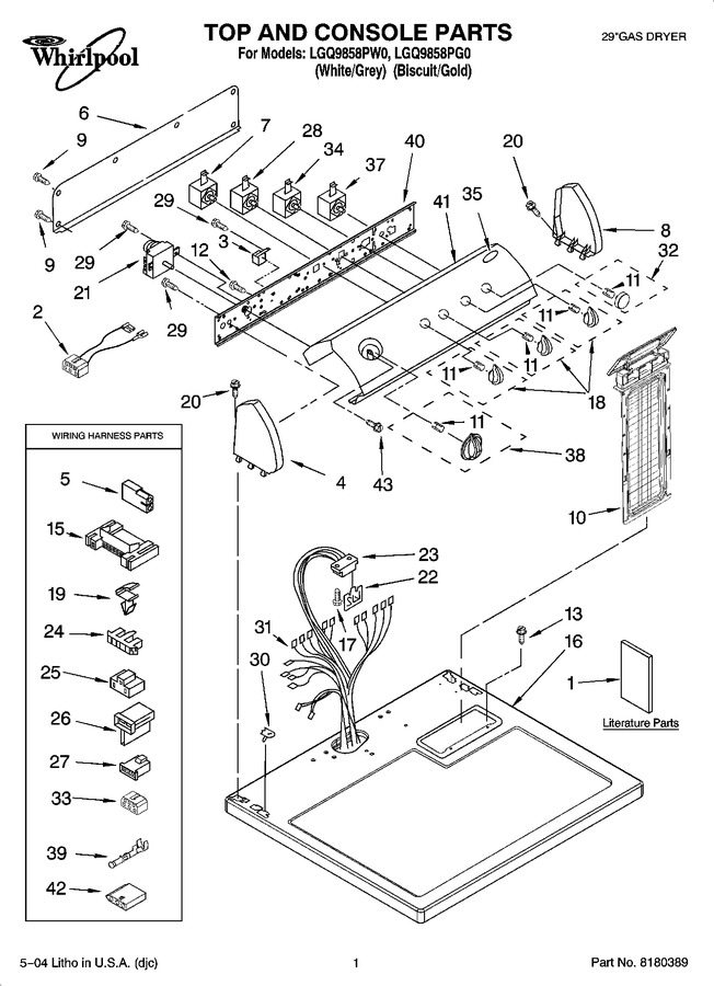 Diagram for LGQ9858PG0