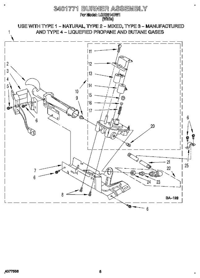 Diagram for LGR2614DW1