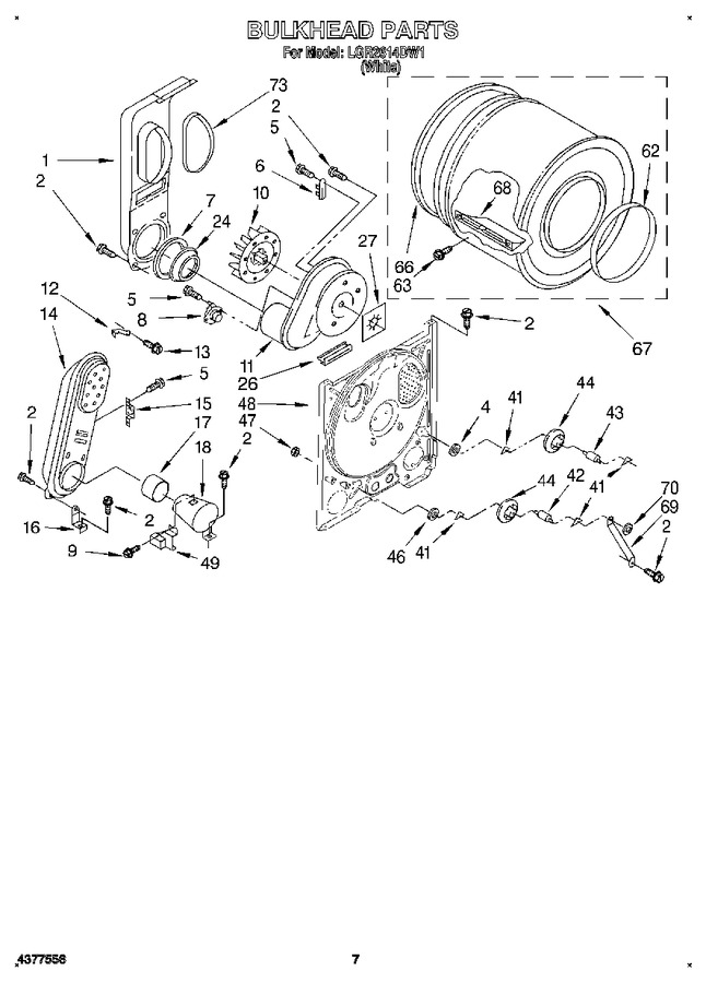 Diagram for LGR2614DW1