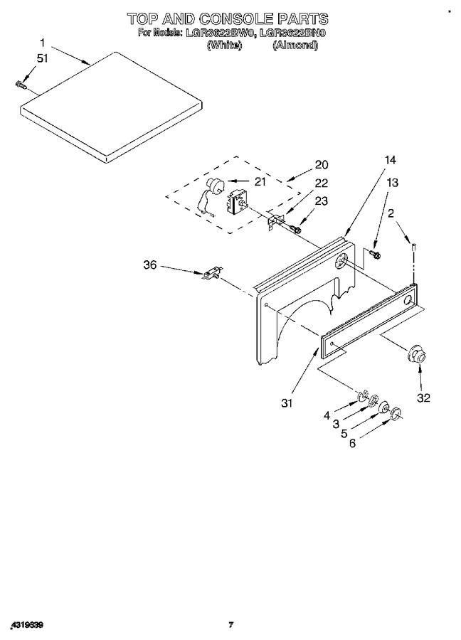 Diagram for LGR3622BN0