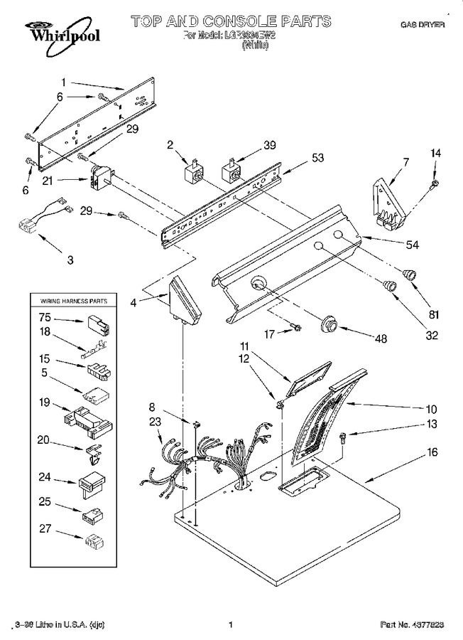 Diagram for LGR3634EW2