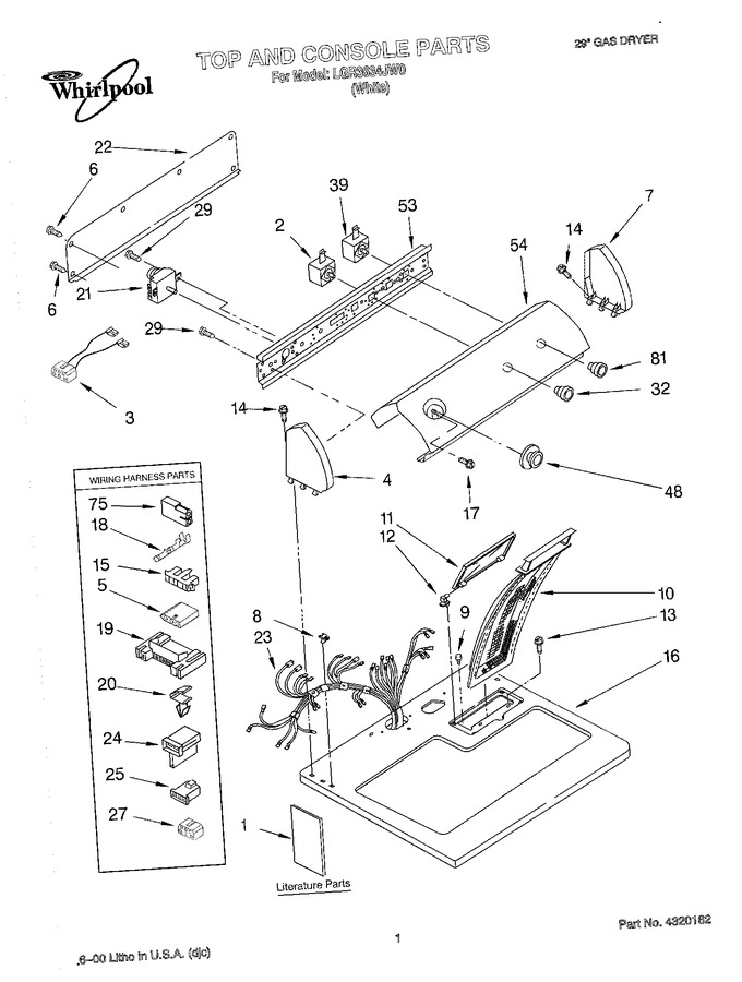 Diagram for LGR3634JW0