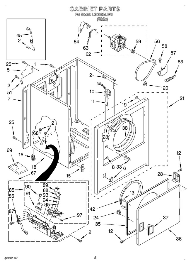 Diagram for LGR3634JW0