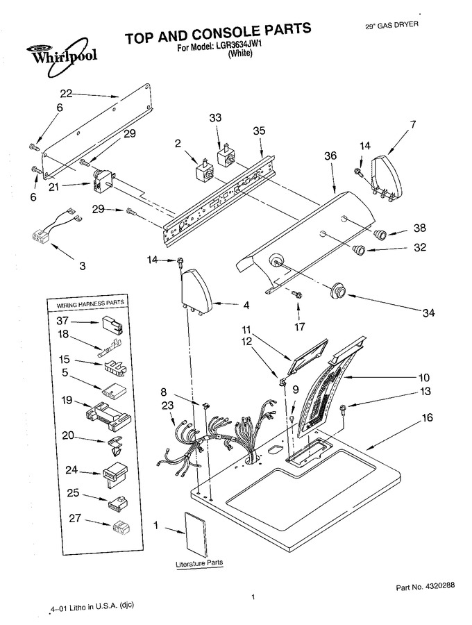 Diagram for LGR3634JW1