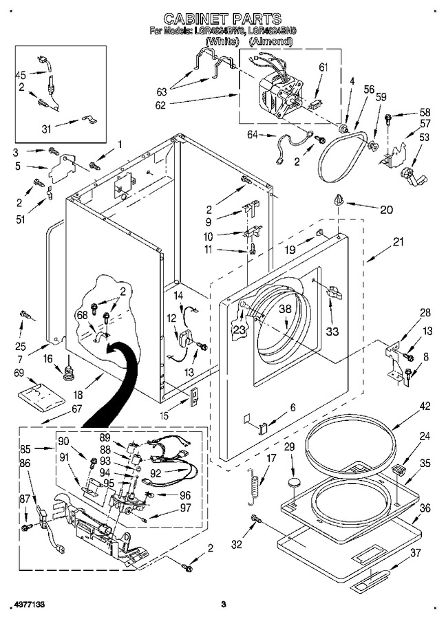 Diagram for LGR4624BW0