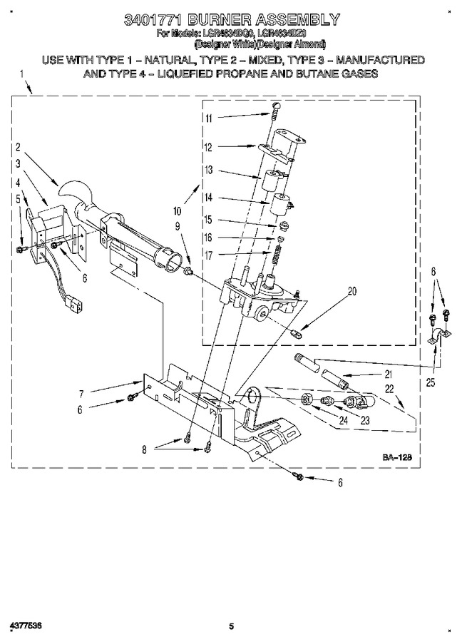 Diagram for LGR4634DZ0