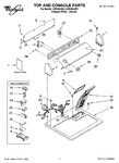 Diagram for 01 - Top And Console Parts