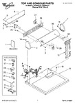 Diagram for 01 - Top And Console Parts