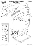 Diagram for 01 - Top And Console Parts