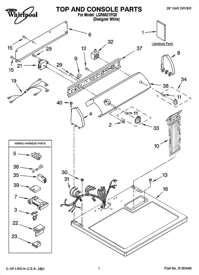 Diagram for LGR6621PQ0