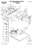 Diagram for 01 - Top And Console Parts