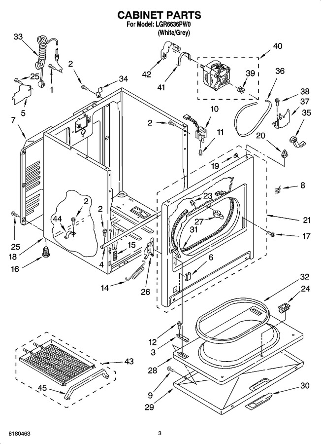 Diagram for LGR6636PW0