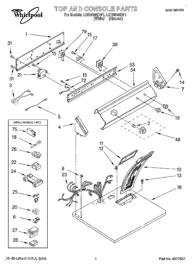 Diagram for LGR6646DW1