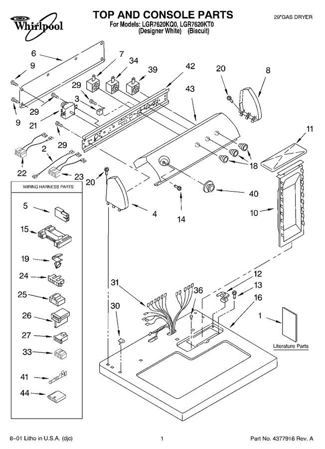 Diagram for LGR7620KQ0