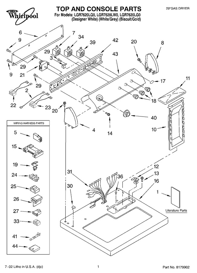 Diagram for LGR7620LW0