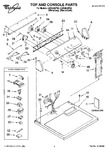 Diagram for 01 - Top And Console Parts