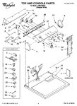 Diagram for 01 - Top And Console Parts