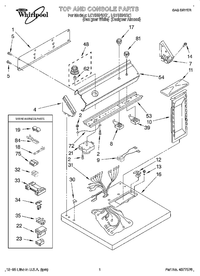 Diagram for LGT6634DZ1