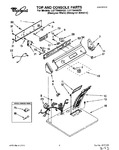 Diagram for 01 - Top And Console, Lit/optional