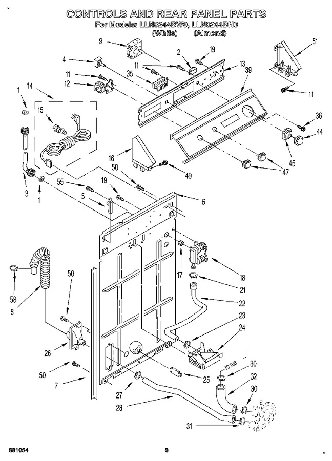 Diagram for LLN8244BW0