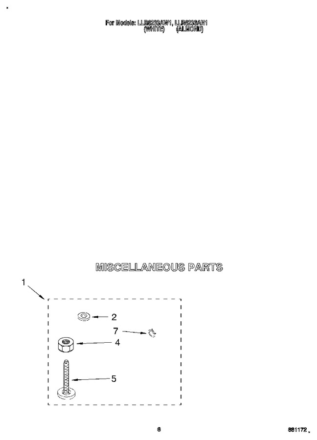 Diagram for LLR6233AW1