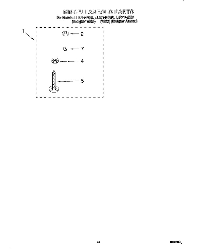 Diagram for LLR7144DW0