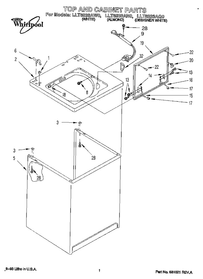 Diagram for LLT8233AW0