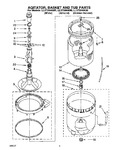 Diagram for 04 - Agitator, Basket And Tub